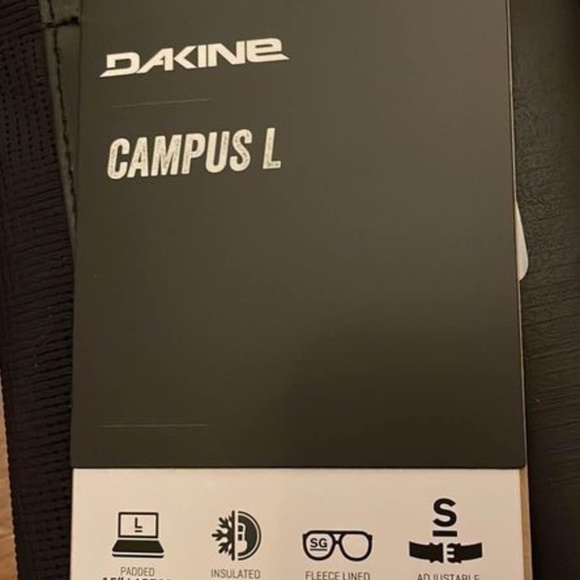 Dakine Bags Brand New Dakine Black Campus 33l Backpack Fits 5